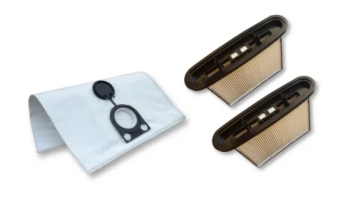 10 Staubsaugerbeutel + 2 auswaschbare Filter für BTI NTS 20 A / M