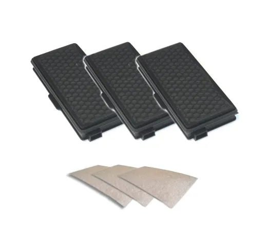 3 HEPA Filter + 3 Motorschutzfilter für Miele Guard S1
