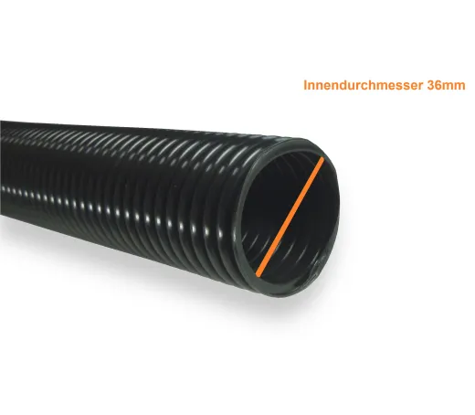Sold by the meter vacuum cleanerhose 36mm inner diameter antistatic