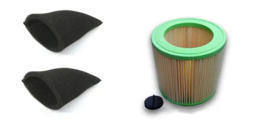 Patronenfilter + Schaumstofffilter Set passend für Kärcher A 2201 (nicht 2201)
