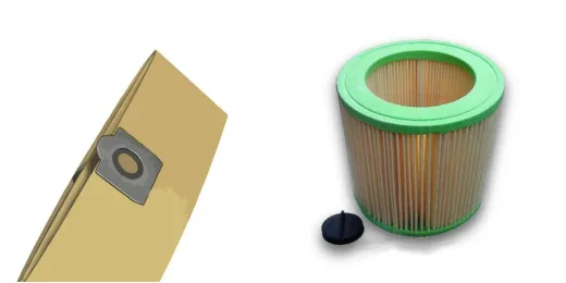 5 Staubsaugerbeutel + 1 Filter für Kärcher WD 3 … ganze Serie