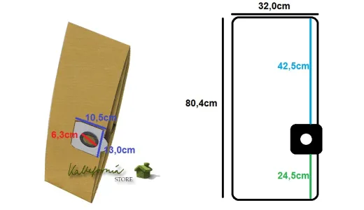 10 Staubsaugerbeutel geeignet für Kärcher 2001 Ersatz für 6.904-051