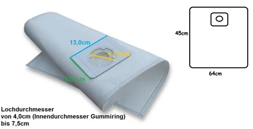 4 filter bags suitable for Syntrox 30 liter wet and dry vacuum cleaner 30l