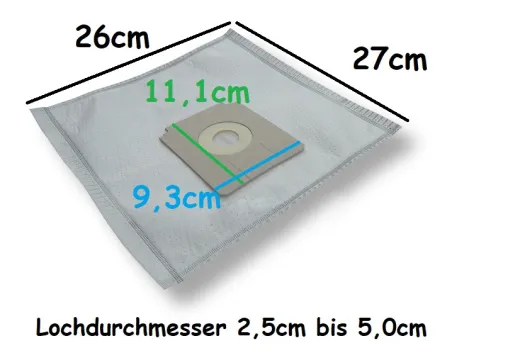 10 Staubsaugerbeutel passend für Gorenje VCEA11 CMBU