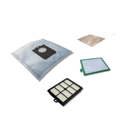 10 vacuum cleaner bags + HEPA filter + exhaust + motor filter for Philips FC 9080 - 9099 Studio Power