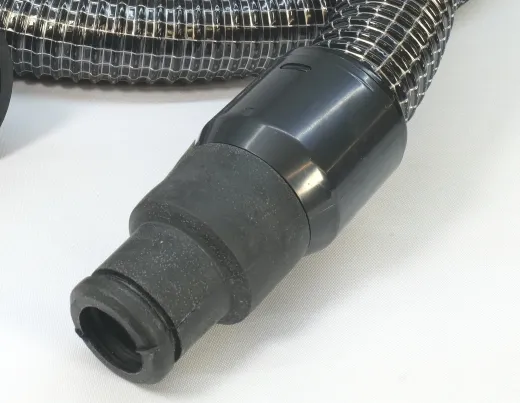 PVC Gewebeschlauch mit Federstahl mit Werkzeugmuffe + Griff + Rohr + Düsen-Set für Metabo ASR 50 L SC
