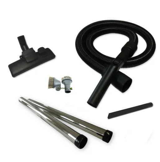 Staubsauger-Saugschlauch Set inkl. Chrom Saugrohr + Düsen-Set für Kärcher T 9/1 Bp