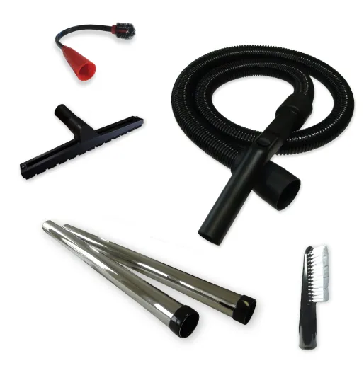 Set Schlauch + Chrom Rohr + breite Bodendüse Bürste für Kärcher WD 3 … ganze Serie