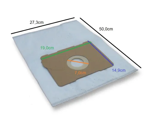 10 Filter-säcke passend für Protool VCP 320 E