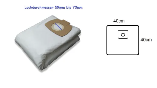 5 vacuum cleaner bags suitable for Stihl SE33 SE 33