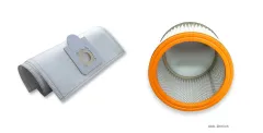 10 fine dust filter bags for Rotfuchs VCL3000 + 1 washable filter for VCL 3000