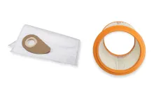 10 filter bags + 1 washable filter for Nilfisk Buddy II series