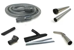 PVC Gewebeschlauch mit Federstahl mit Werkzeugmuffe + Griff + Rohr + Düsen-Set für Würth ISS 30-L AUTOMATIC