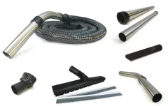 PVC Gewebeschlauch mit Federstahl + Rohr + Düsen-Set für Parkside PNTS 1500 D3